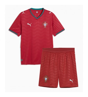 Portugal Hemmaställ Barn VM 2026 Kortärmad (+ Korta byxor)